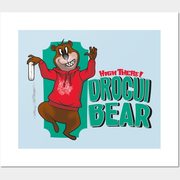 drogui bear Wall Art by sambukino